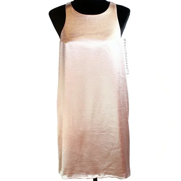 Line & Dot | Dresses | Line Dot Womens Crushed Satin Mini Shift Dress Size  Small | Poshmark